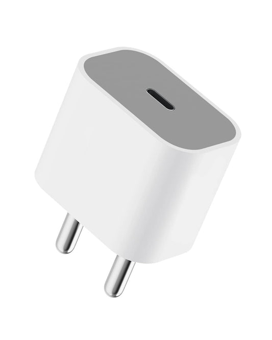 iPhone Charger Adapter 20W Original Type C for iPhone 16/16 Plus/16 Pro/16 Pro Max, 15/14/13/12/11 Series with PD 3.0 USB-C Fast Charging Adaptor BIS Certified